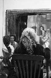 Painting Anna in the Pink Dress